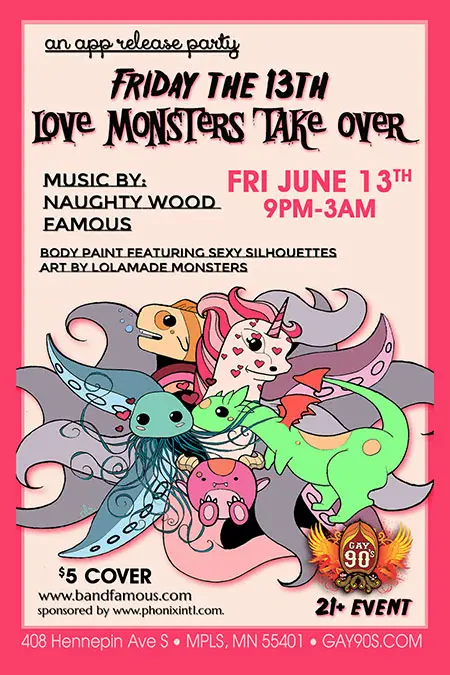 Love Monster Famous App Release Party