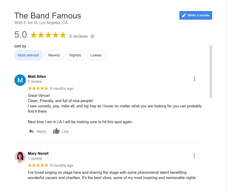 The Band Famous fans rule!